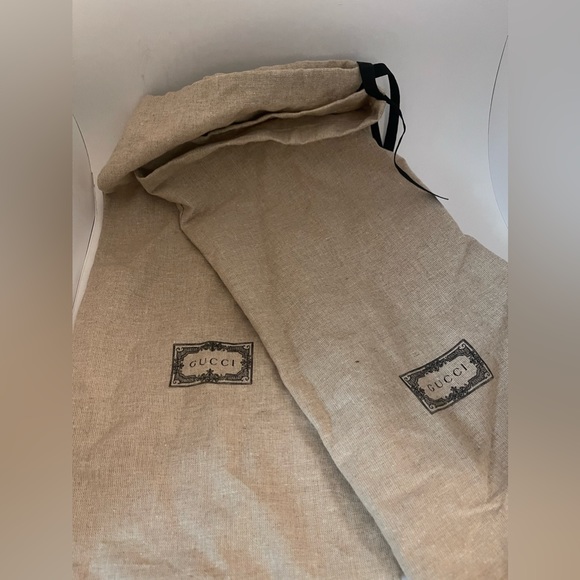 Gucci Tennis 1977 Webbing Trimmed Monogrammed Blue Denim Sneakers Size 8… - Picture 15 of 15